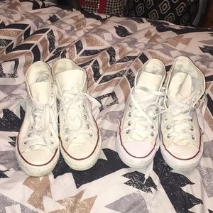 White High Top Converse